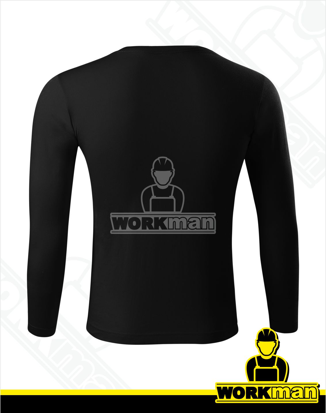 Unisex tričko PROGRESS LS Piccolio čierna