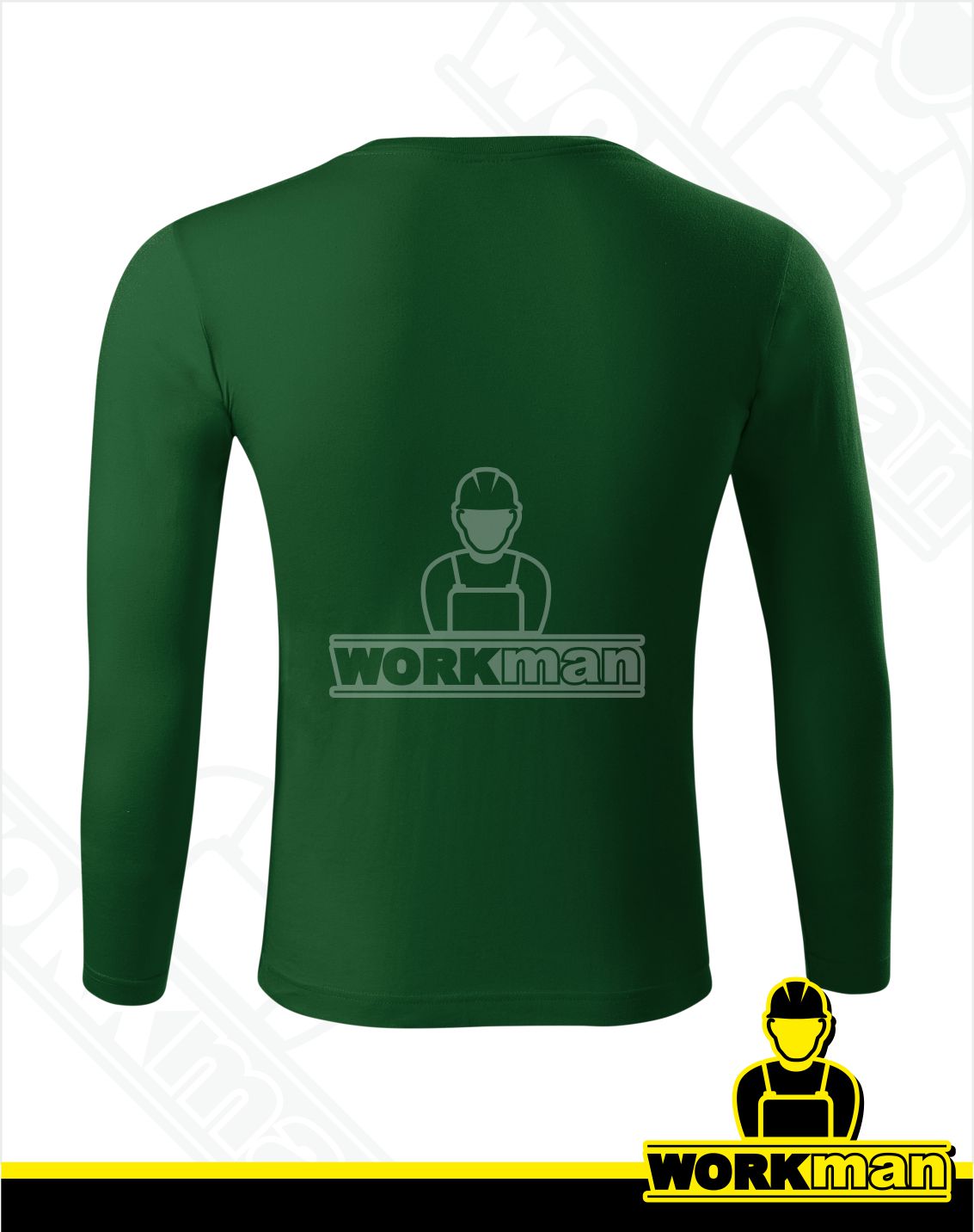 Unisex tričko PROGRESS LS Piccolio fľaškovozelená