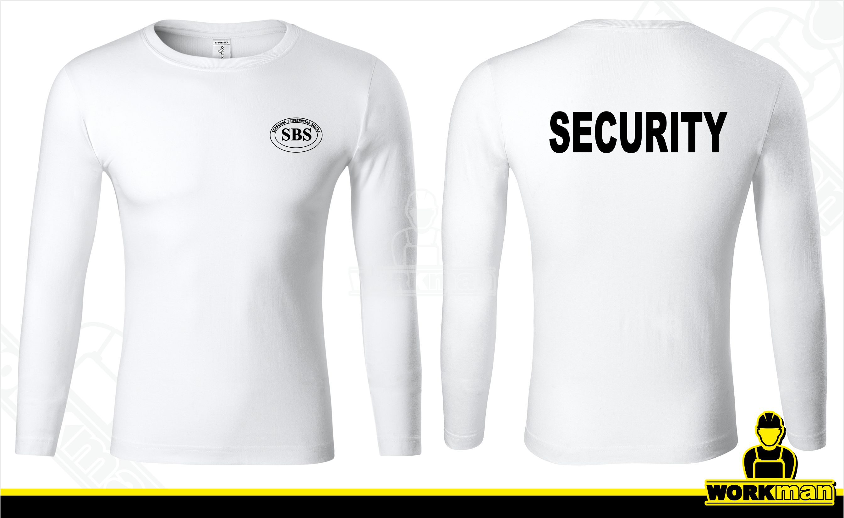 Tričko dlhý rukáv SBS-SECURITY 150g