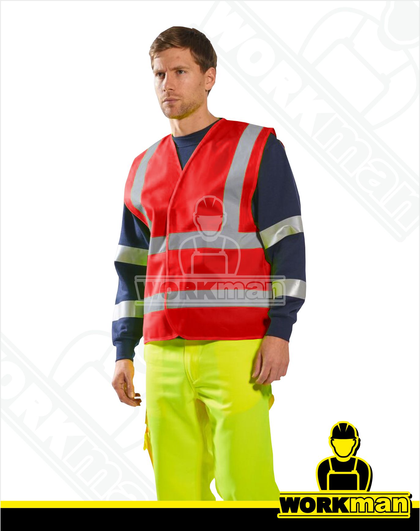 Reflexná vesta Hi-vis C470 RED Portwest