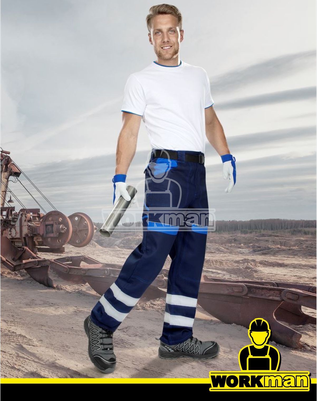 Reflexné montérkové nohavice COOL TREND do pása Ardon