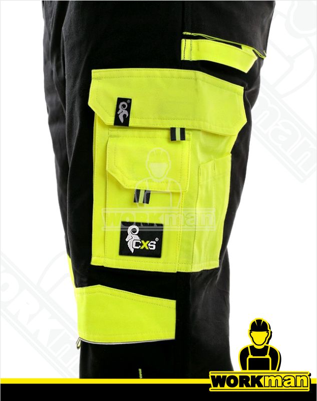 Montérkové nohavice SIRIUS BRIGHTON s náprsenkou Cxs