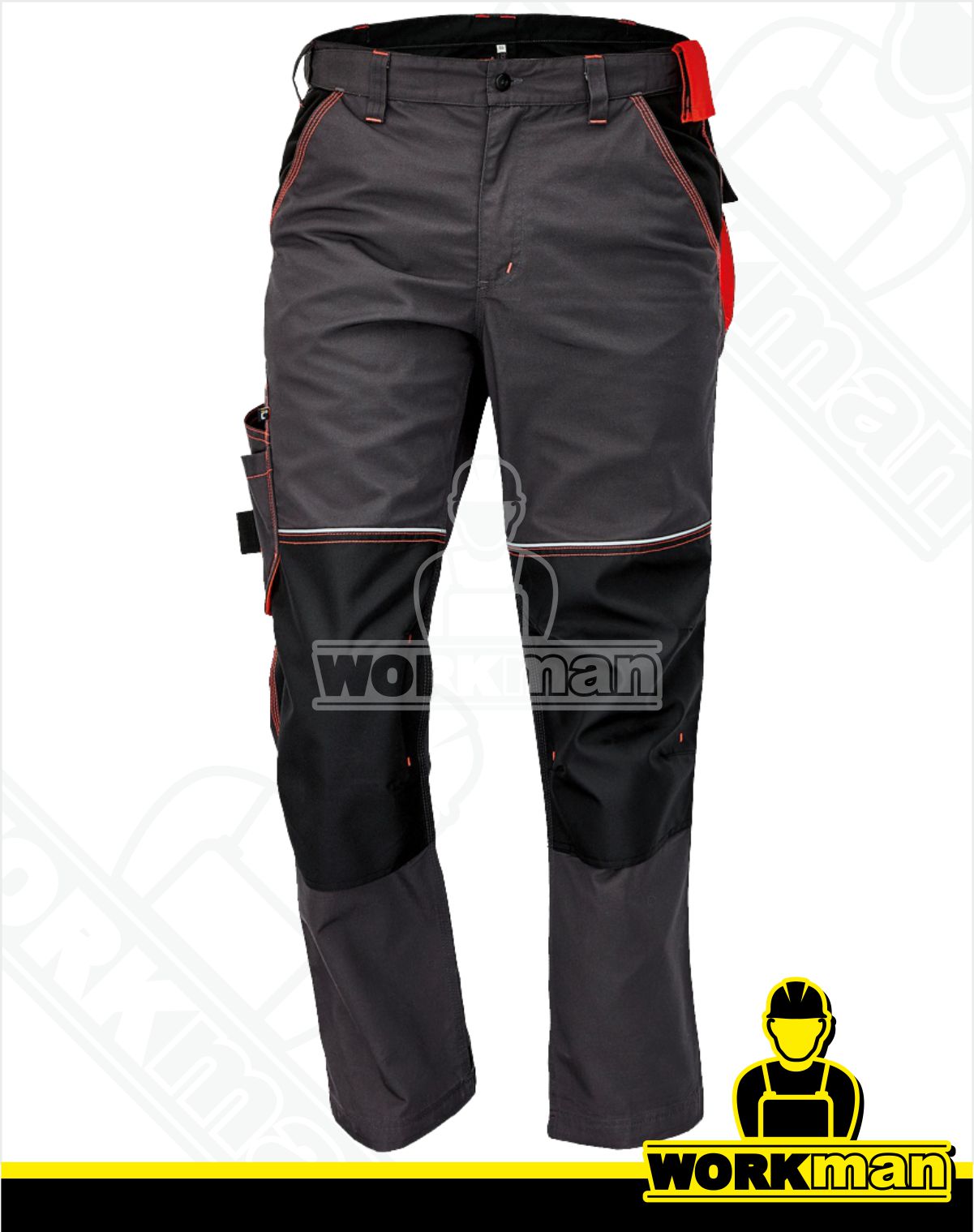 Montérkové nohavice KNOXFIELD do pása Červa