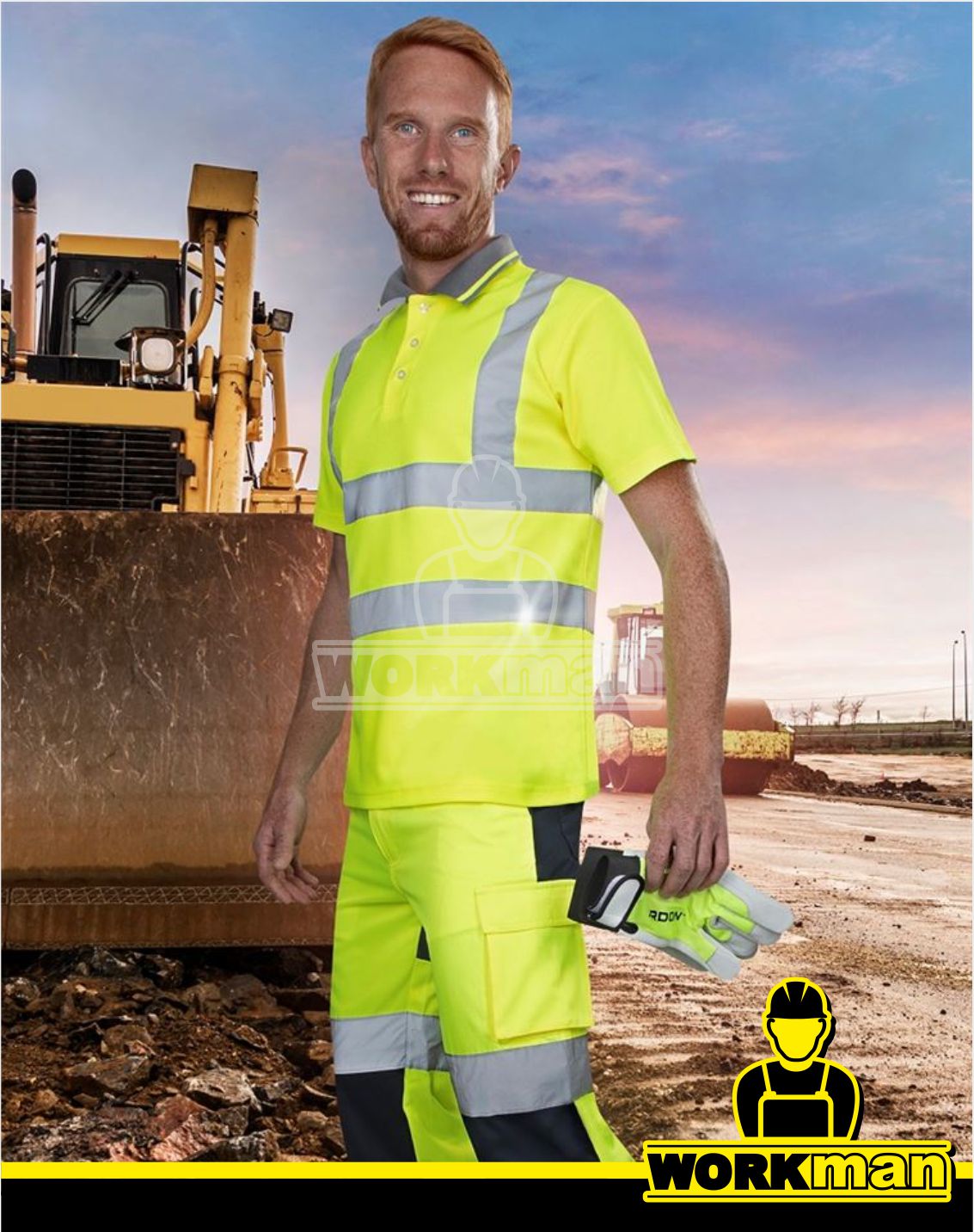 Reflexná polobavlnená polokošeľa REF 201/202 Ardon