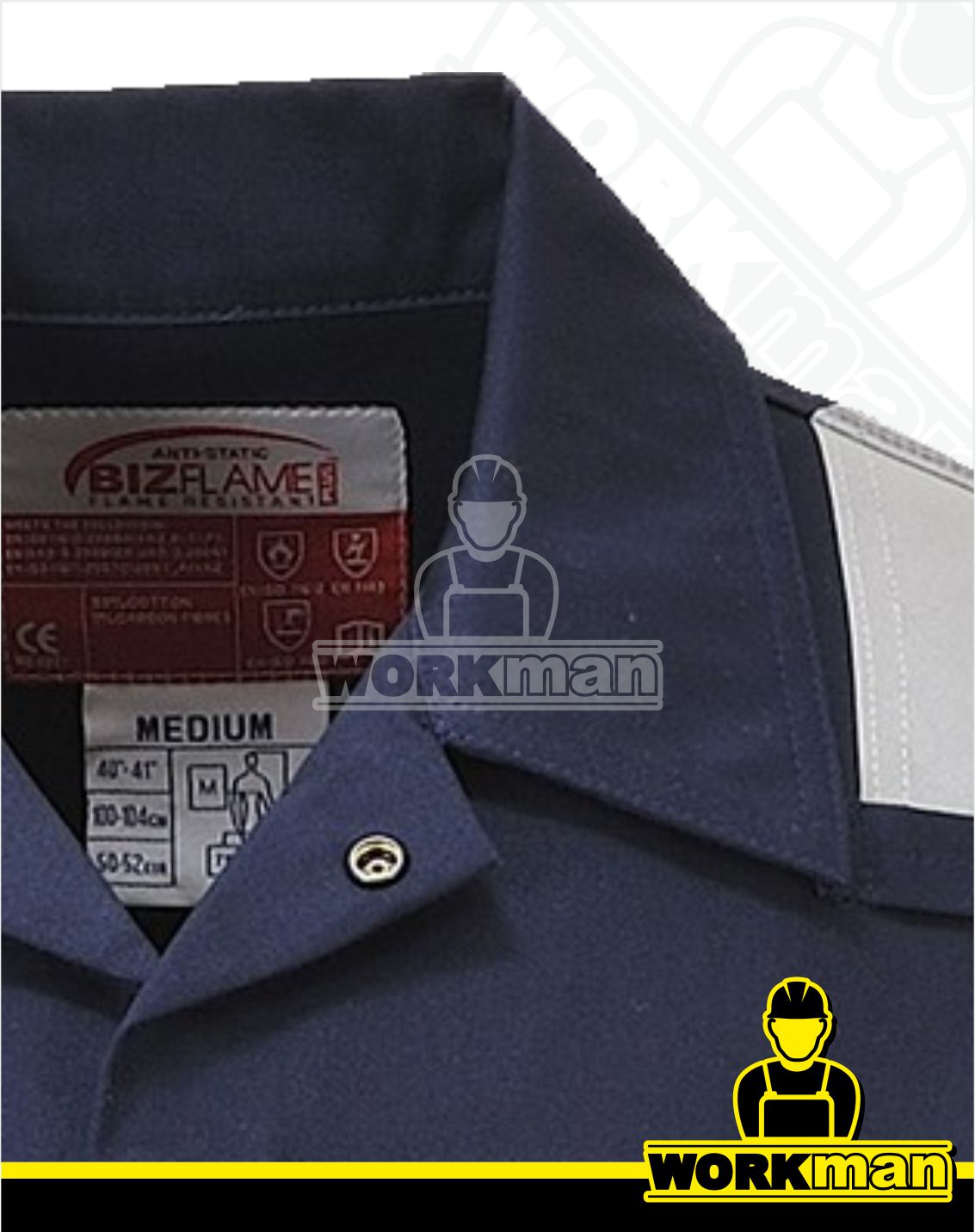 Antistatické blúza s nehorľavou úpravou FR25 Portwest