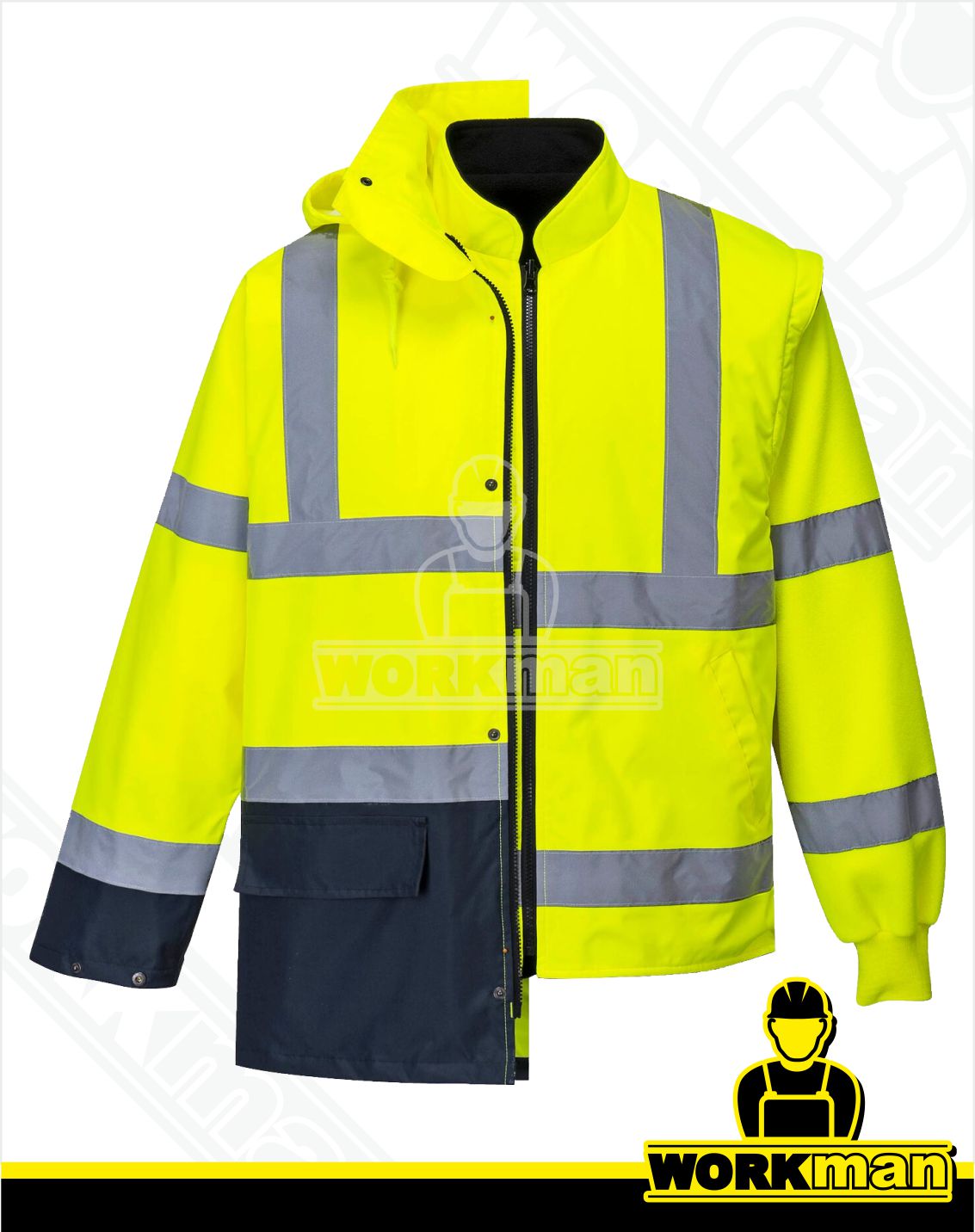 Zateplená reflexná bunda Hi-Vis TRAFFIC 5v1 S766 Portwest