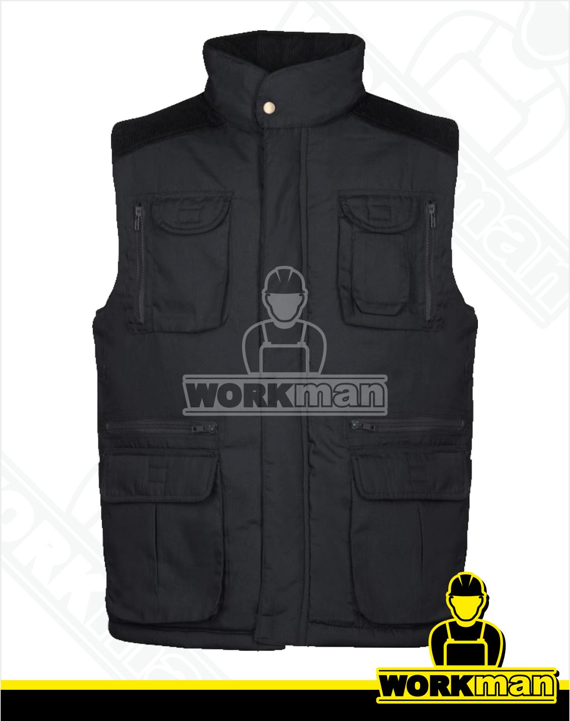 Zateplená vesta s menčestrovými výložkami DANNY Ardon