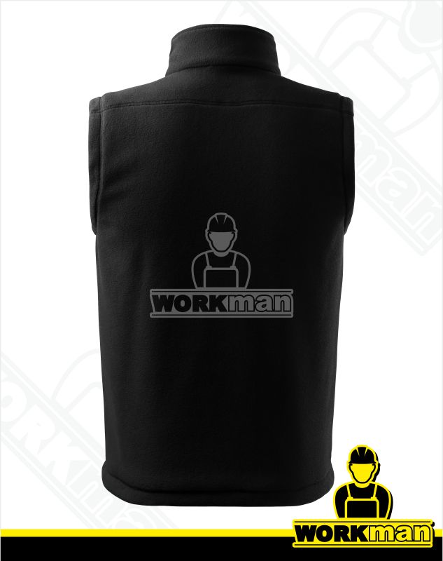 Unisex fleece vesta NEXT Rimeck čierna