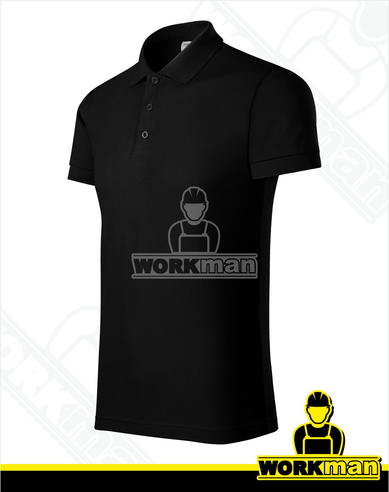 Pánska polokošeľa JOY Piccolio čierna