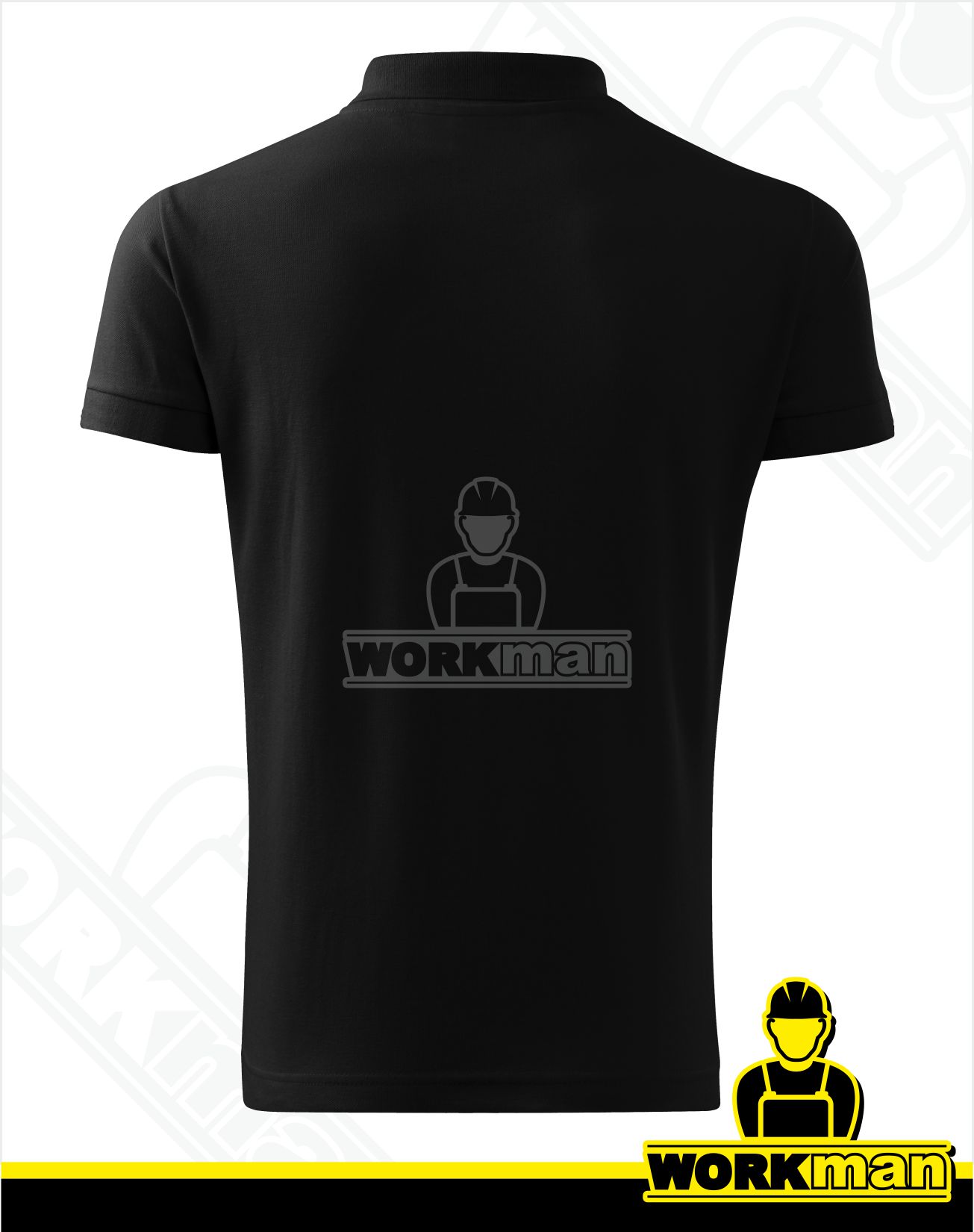 Pánska polokošeľa COTTON HEAVY Malfini čierna