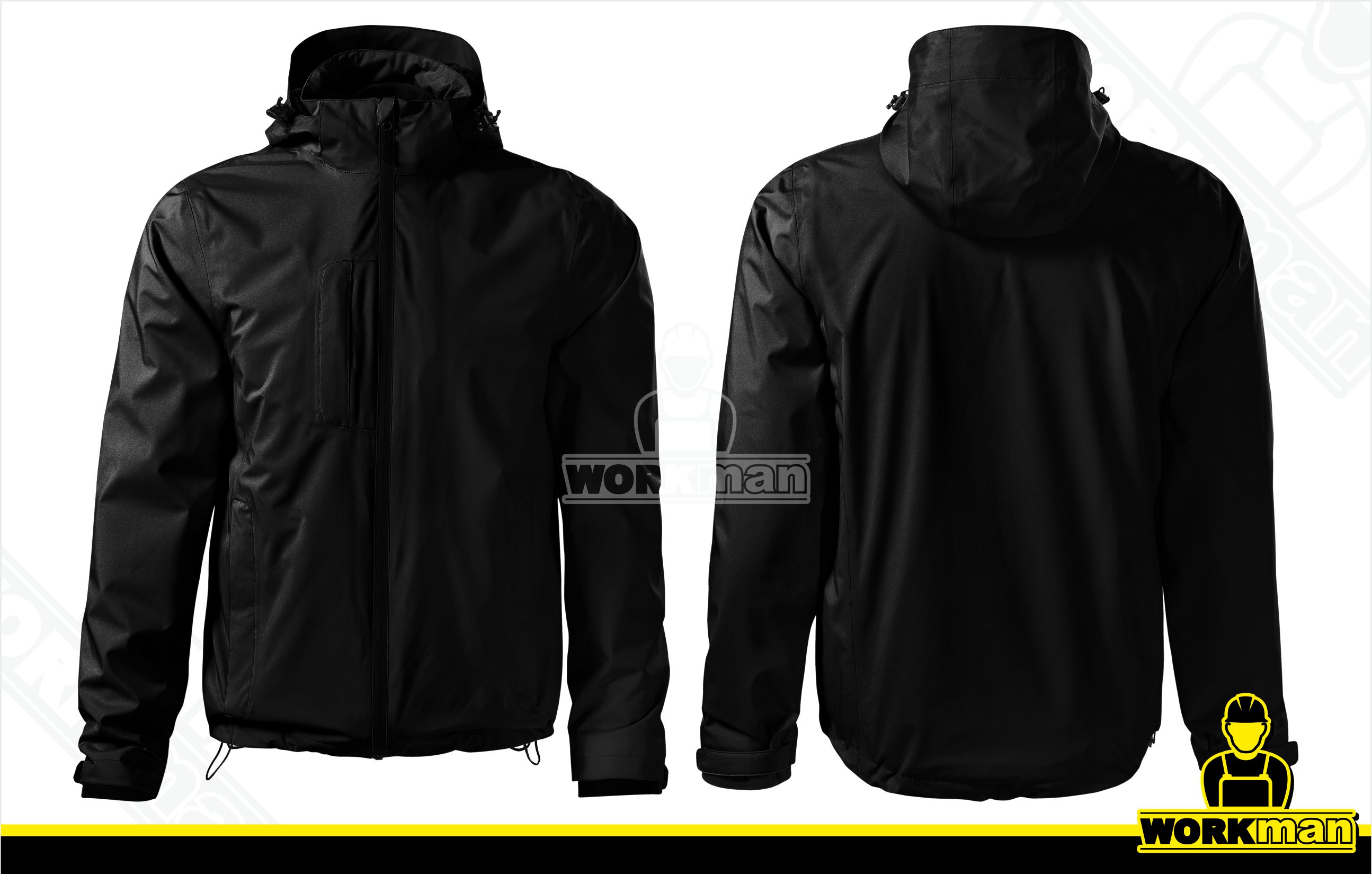 Pánska bunda PACIFIC 3 IN 1 Malfini čierna