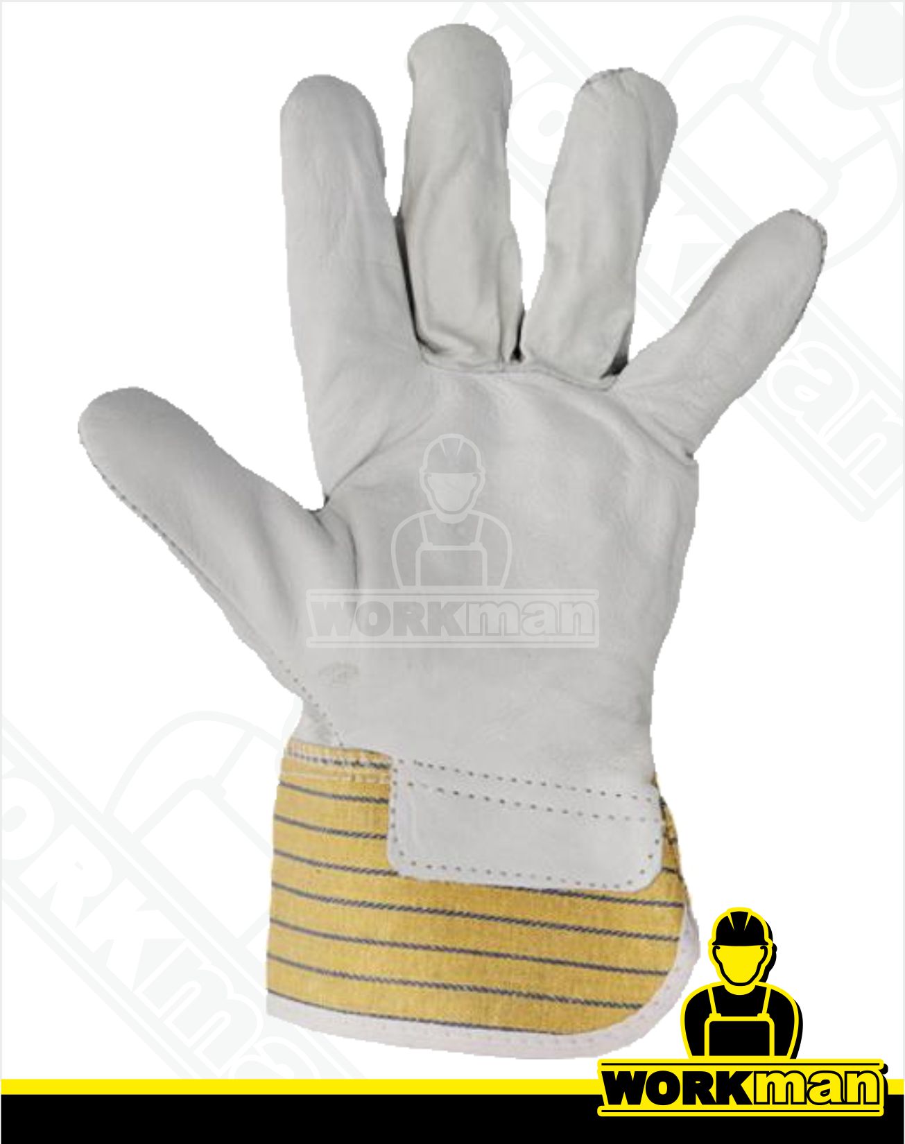 Kombinované pracovné rukavice CROW Červa