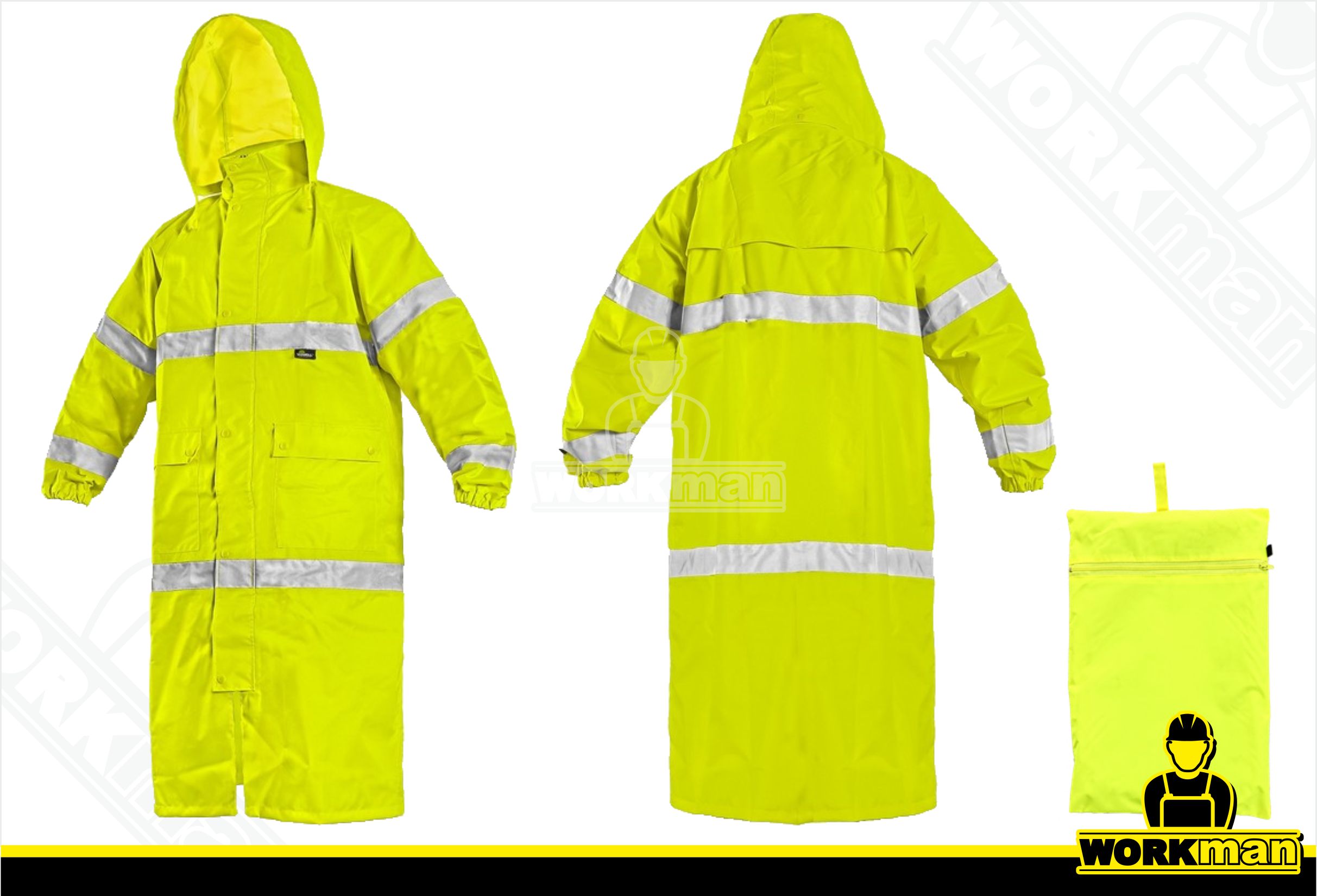 Reflexný nepremkovaný plášť BATH VIZWELL Cxs