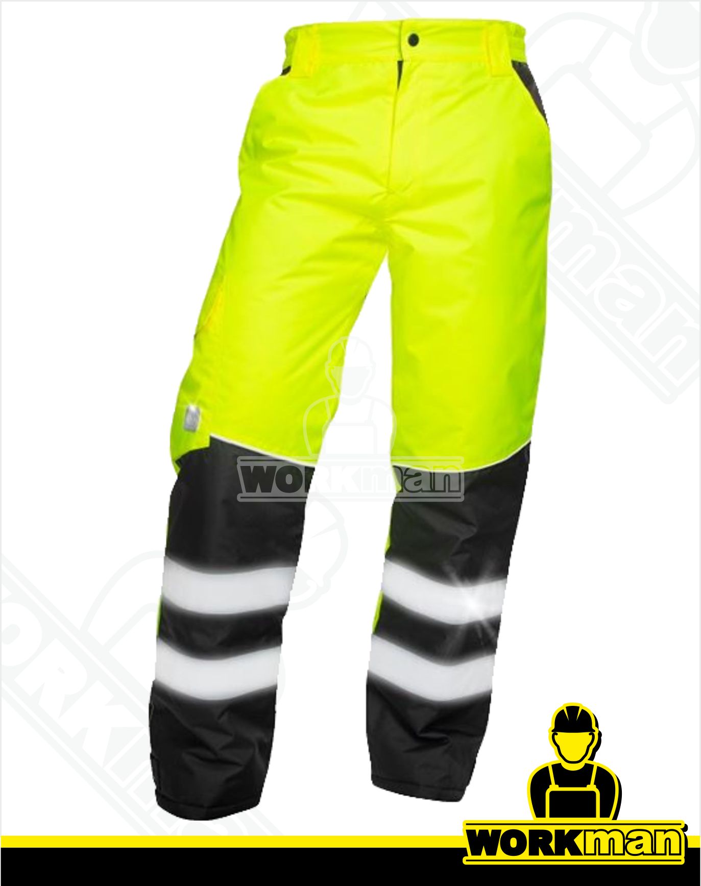 Zateplené reflexné nohavice HOWARD Ardon