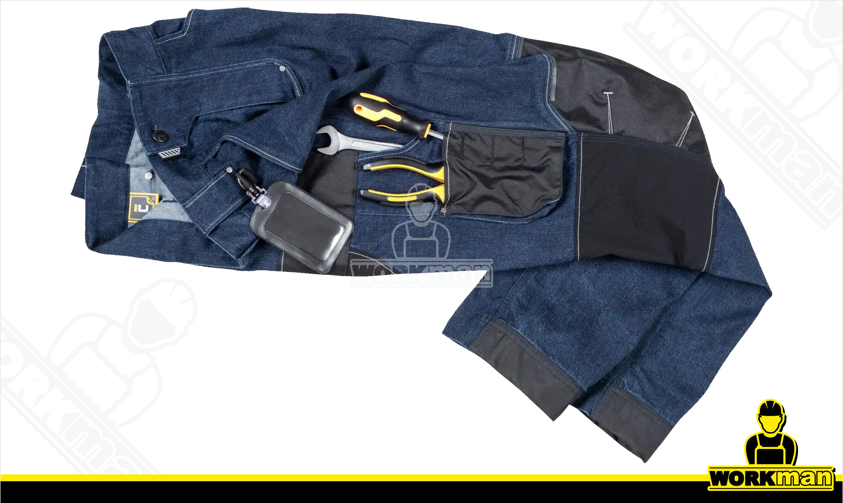 Strečové riflové nohavice NEURUM DENIM do pása Červa