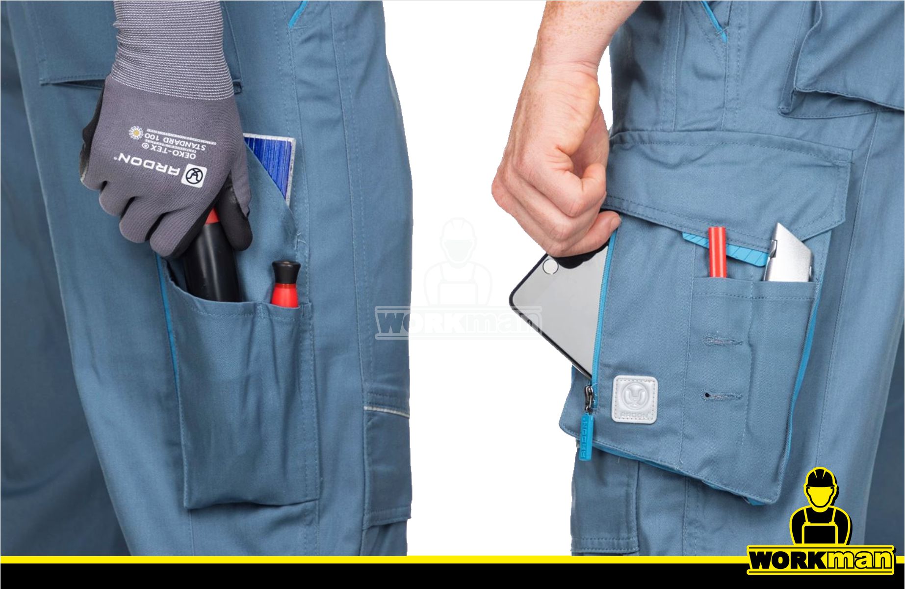 Montérkové nohavice SUMMER s náprsenkou Ardon