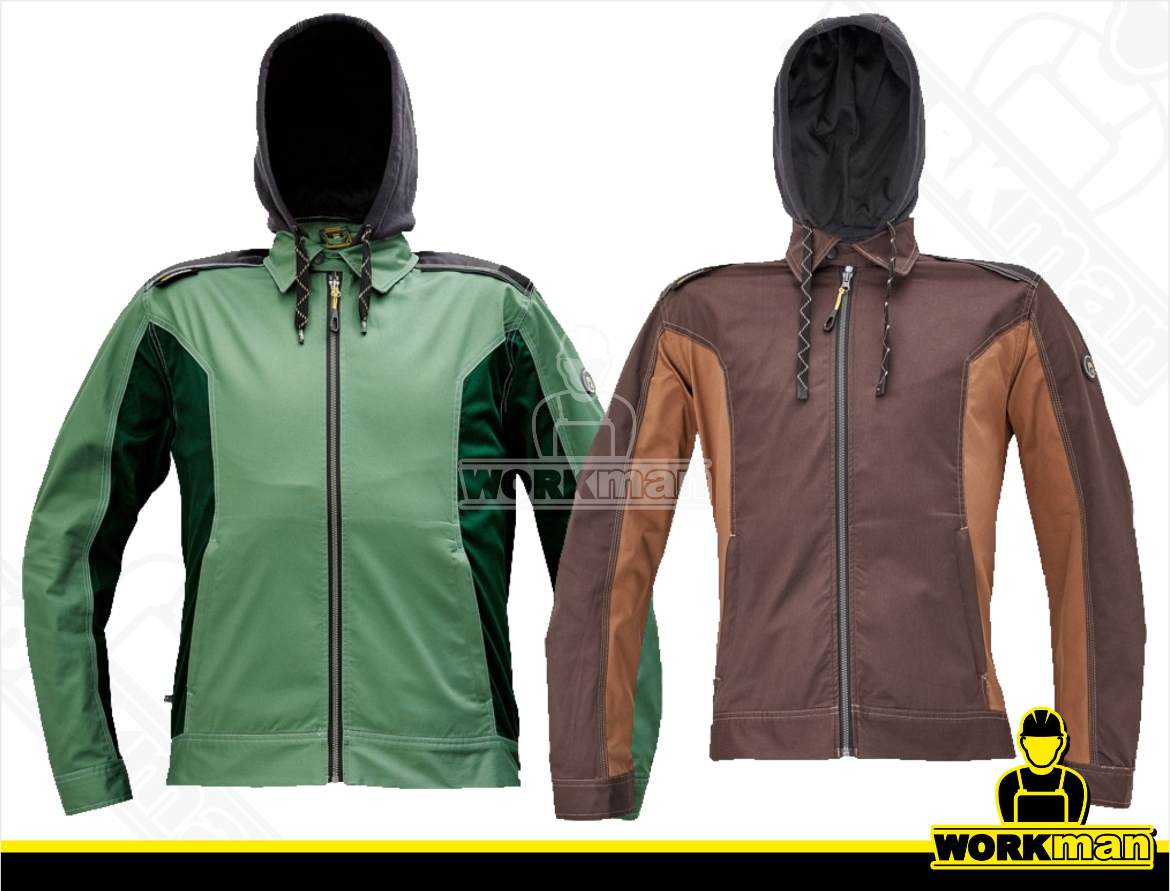 Montérková bunda DAYBORO s kapucňou Červa