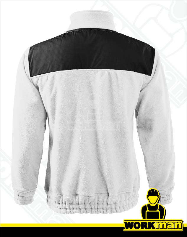 Fleece bunda unisex HI-Q Rimeck biela
