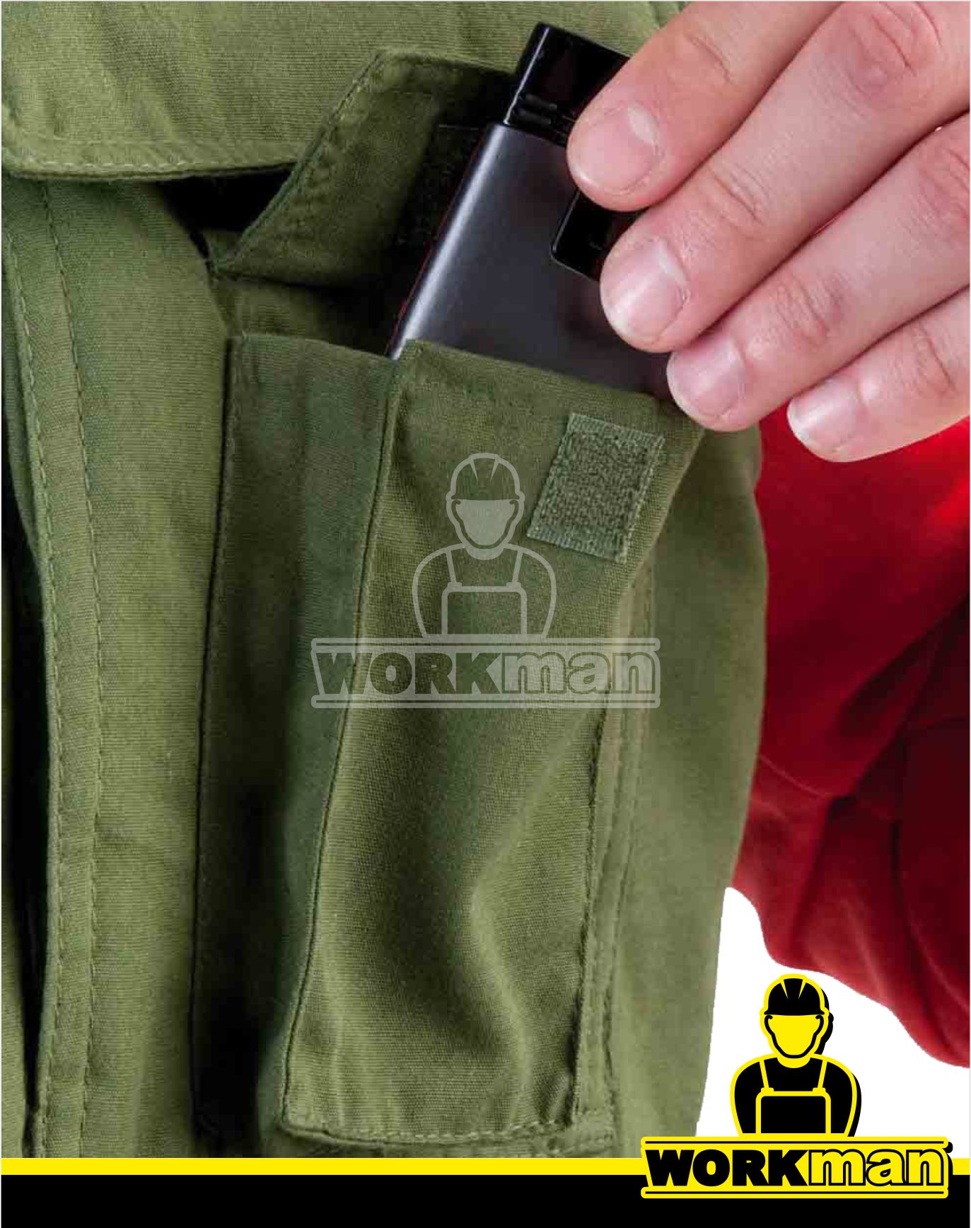 Zateplená pracovná vesta TRITON Červa