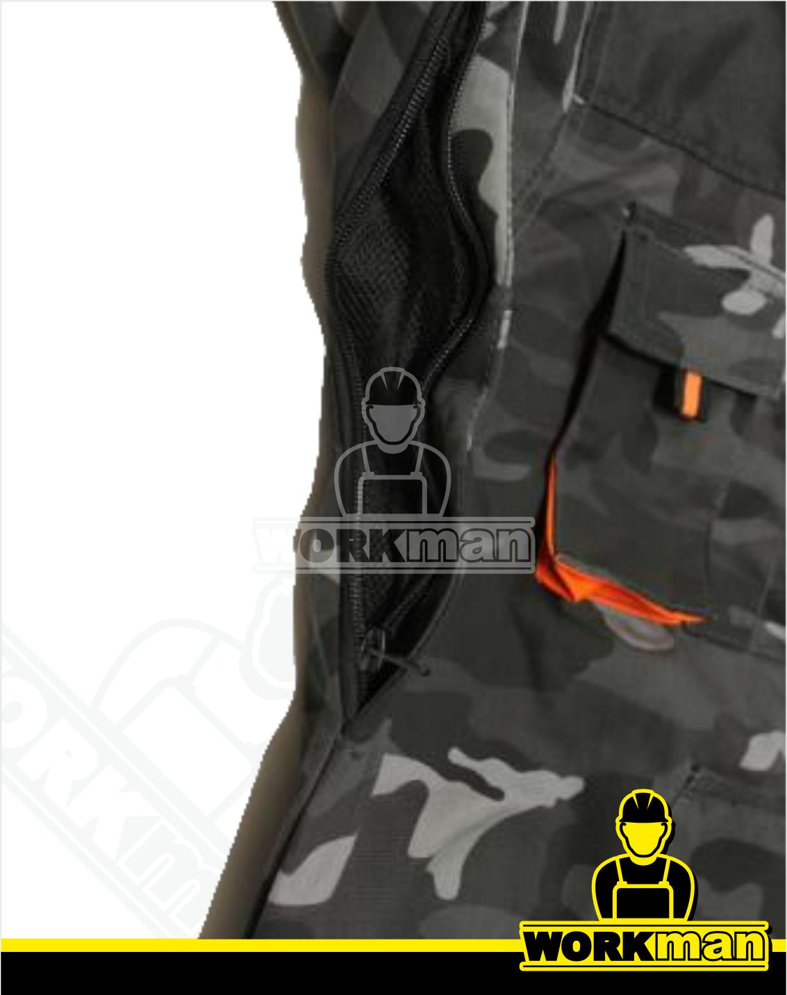 Montérková bunda EMERTON CAMOUFLAGE Červa