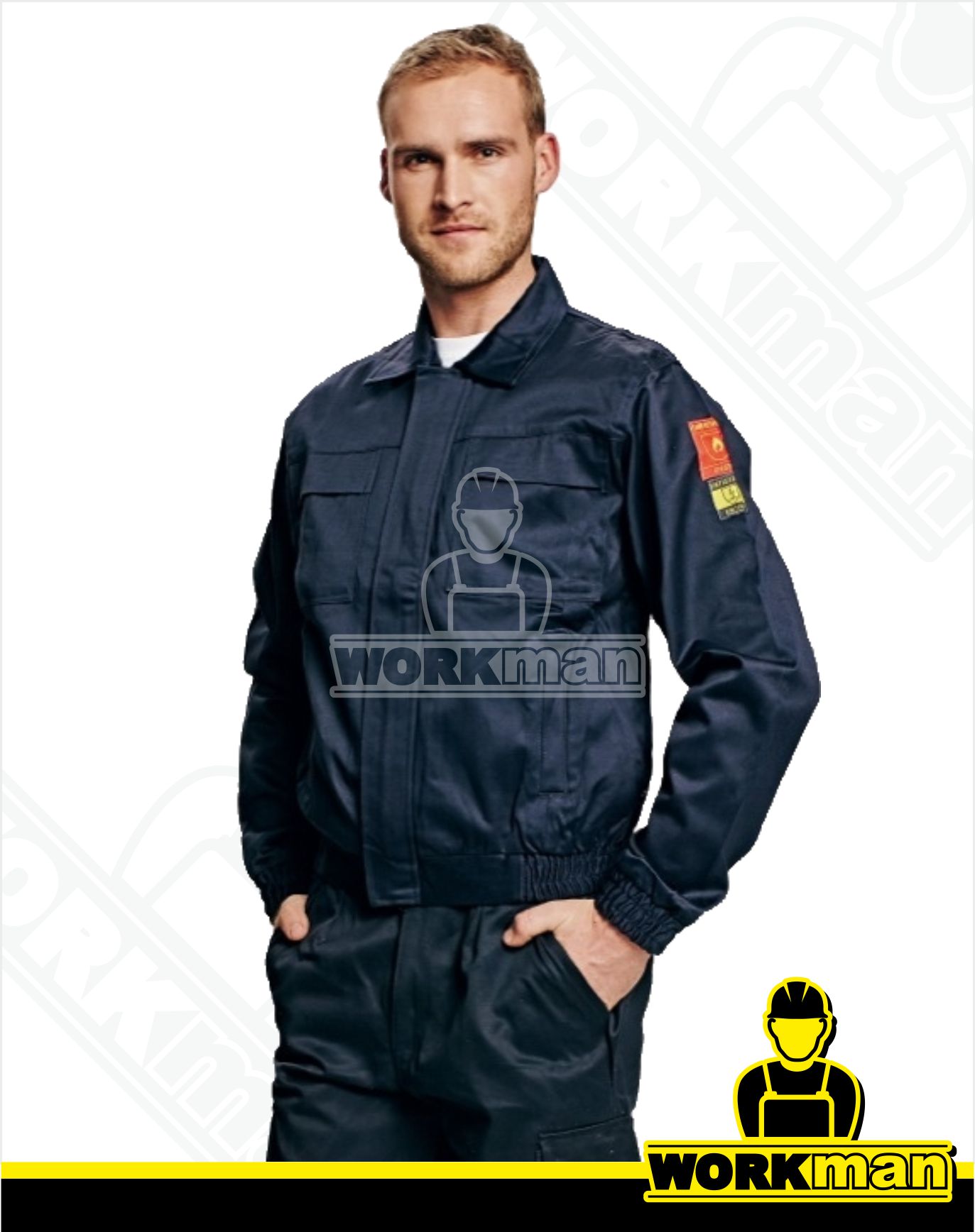 Antistatická bunda s nehorľavou úpravou COEN Červa