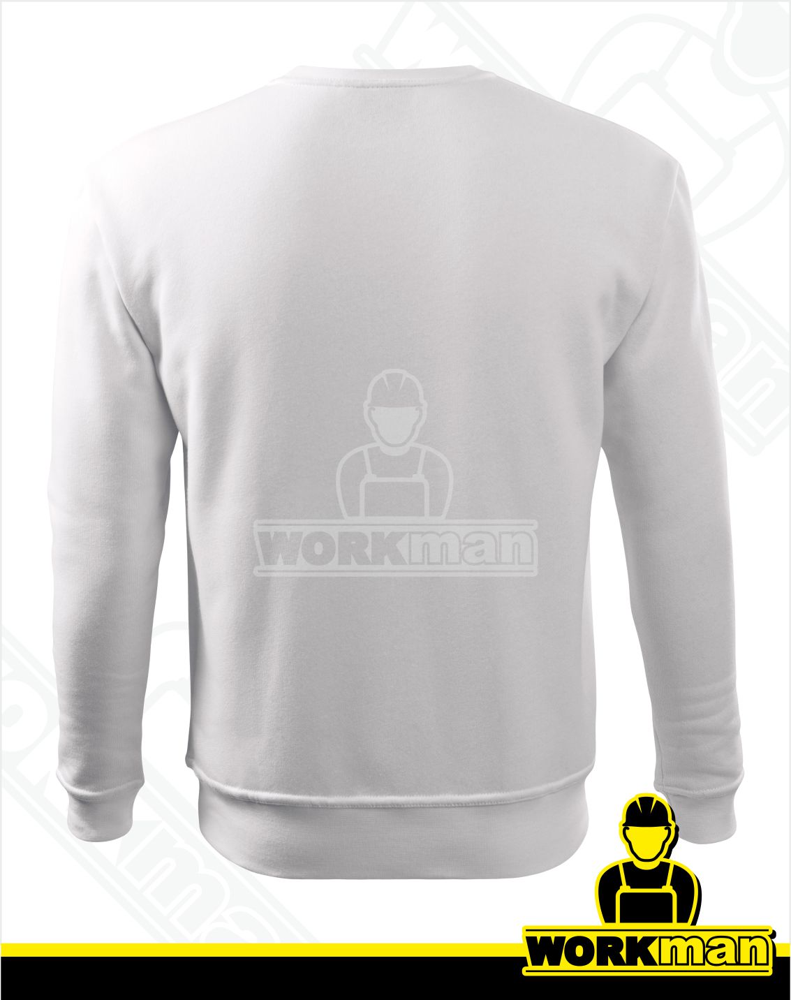 Pánska mikina ESSENTIAL Malfini biela