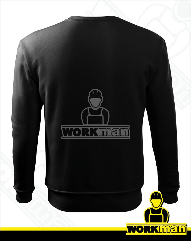 Pánska mikina ESSENTIAL Malfini čierna