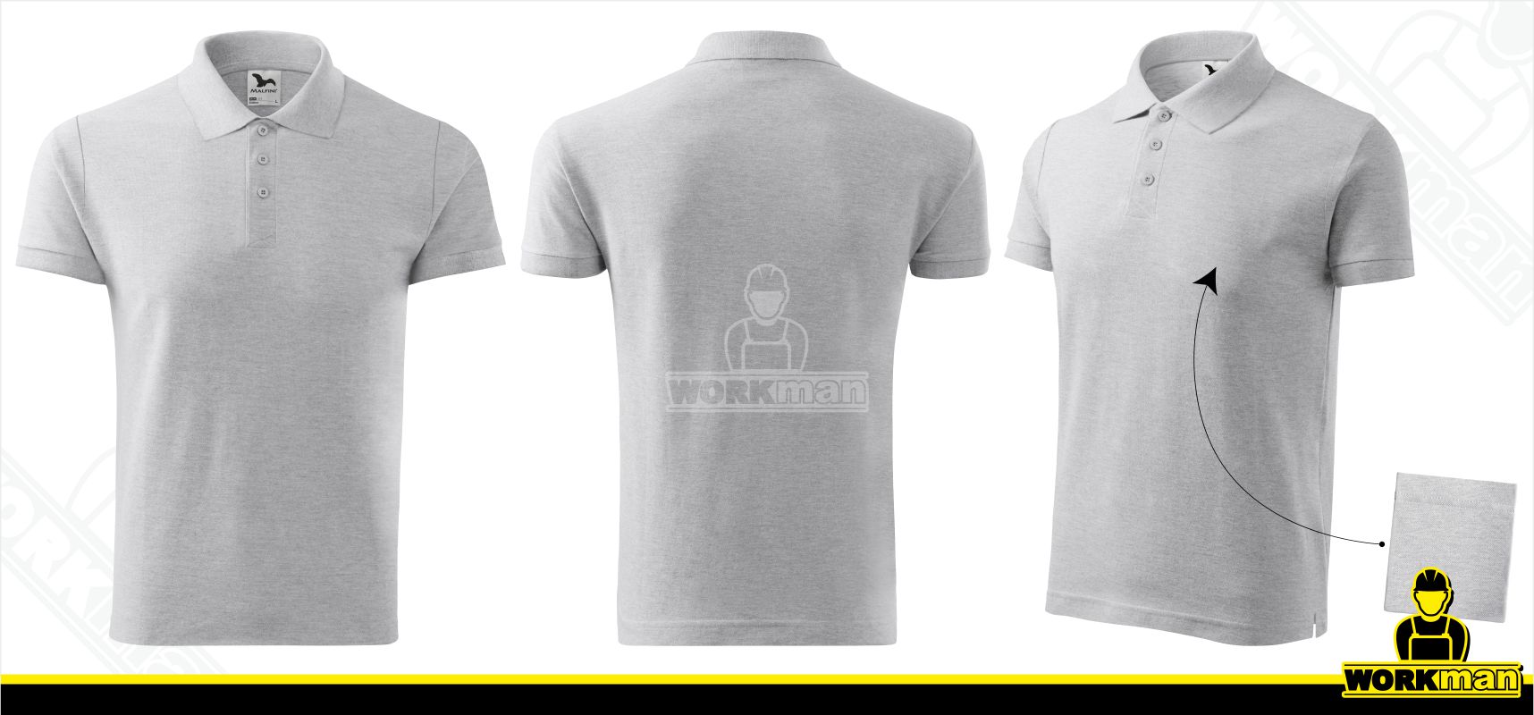 Pánska polokošeľa COTTON Malfini