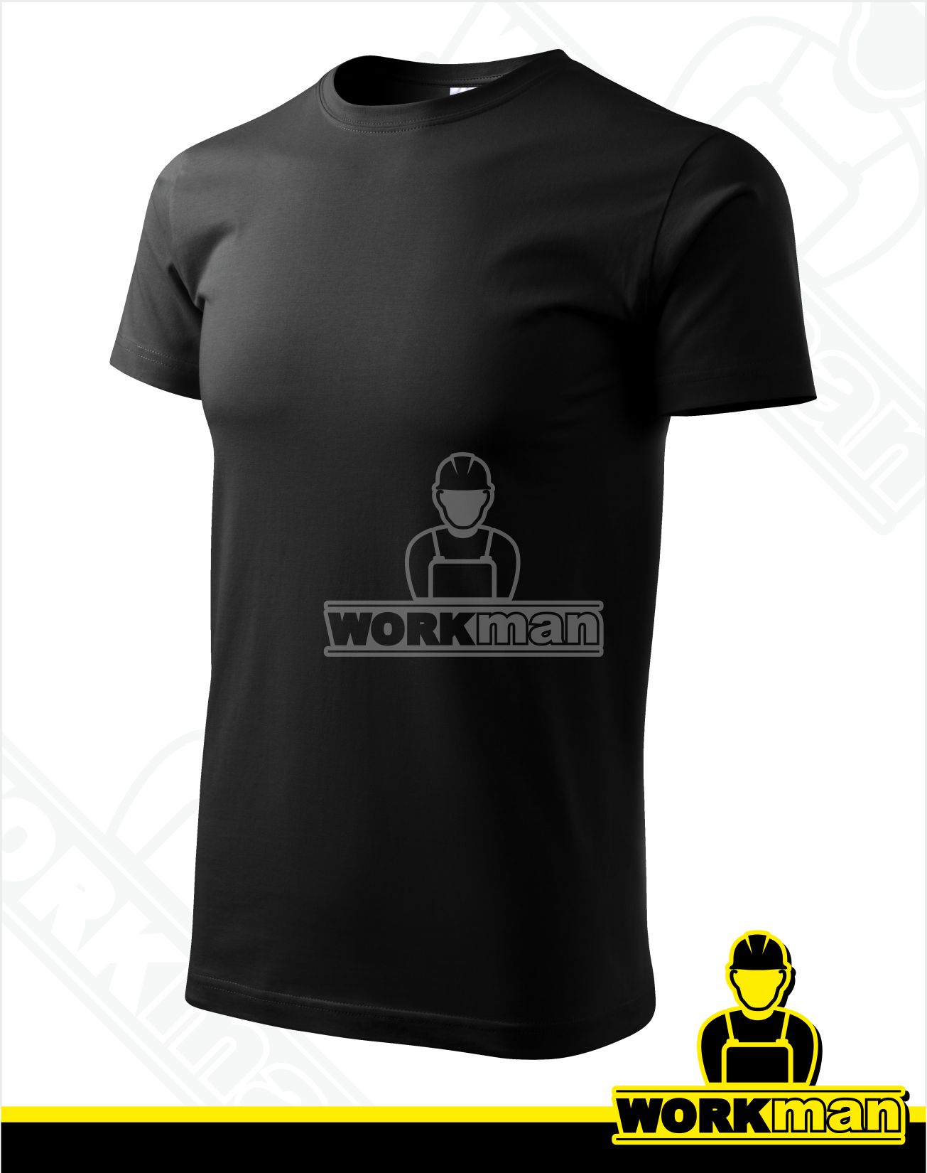 Unisex tričko HEAVY NEW Malfini čierna