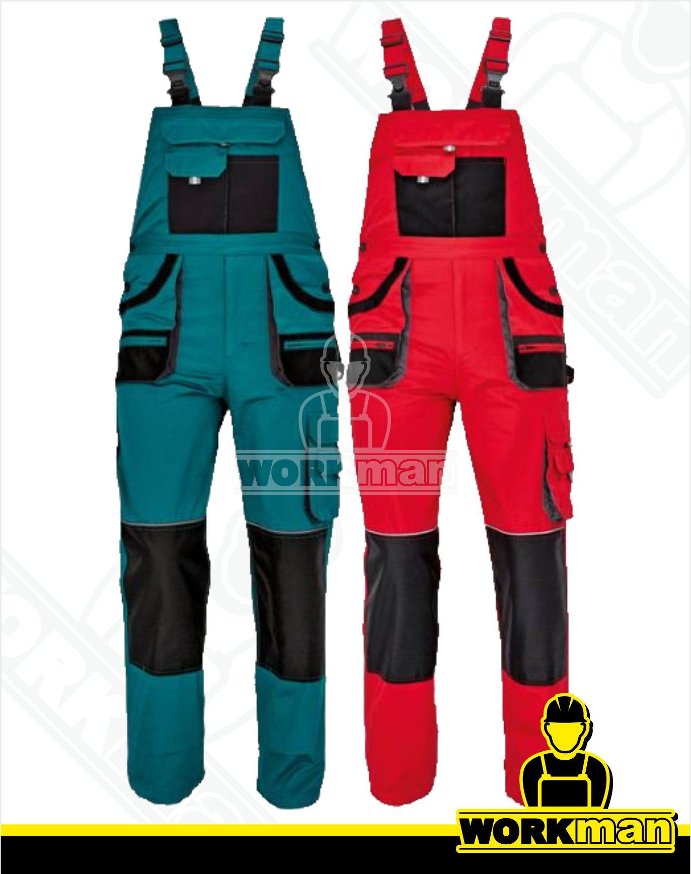 Montérkové nohavice BE-01-004 s náprsenkou F&F 