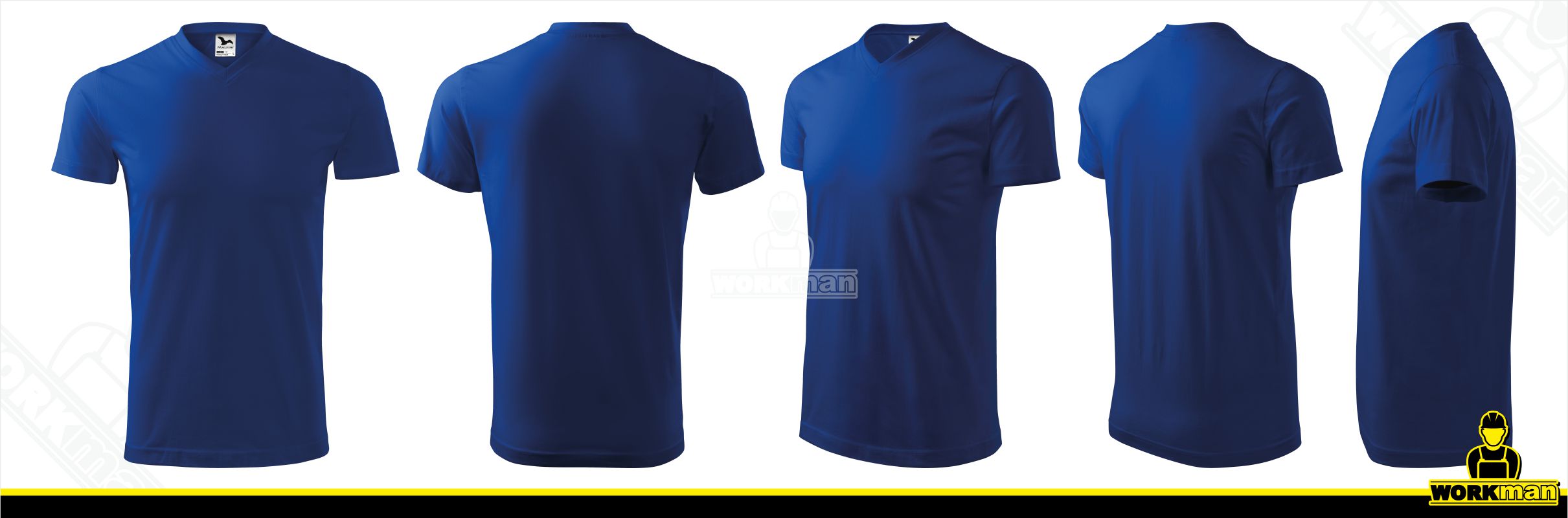 Unisex tričko HEAVY V-NECK Malfini