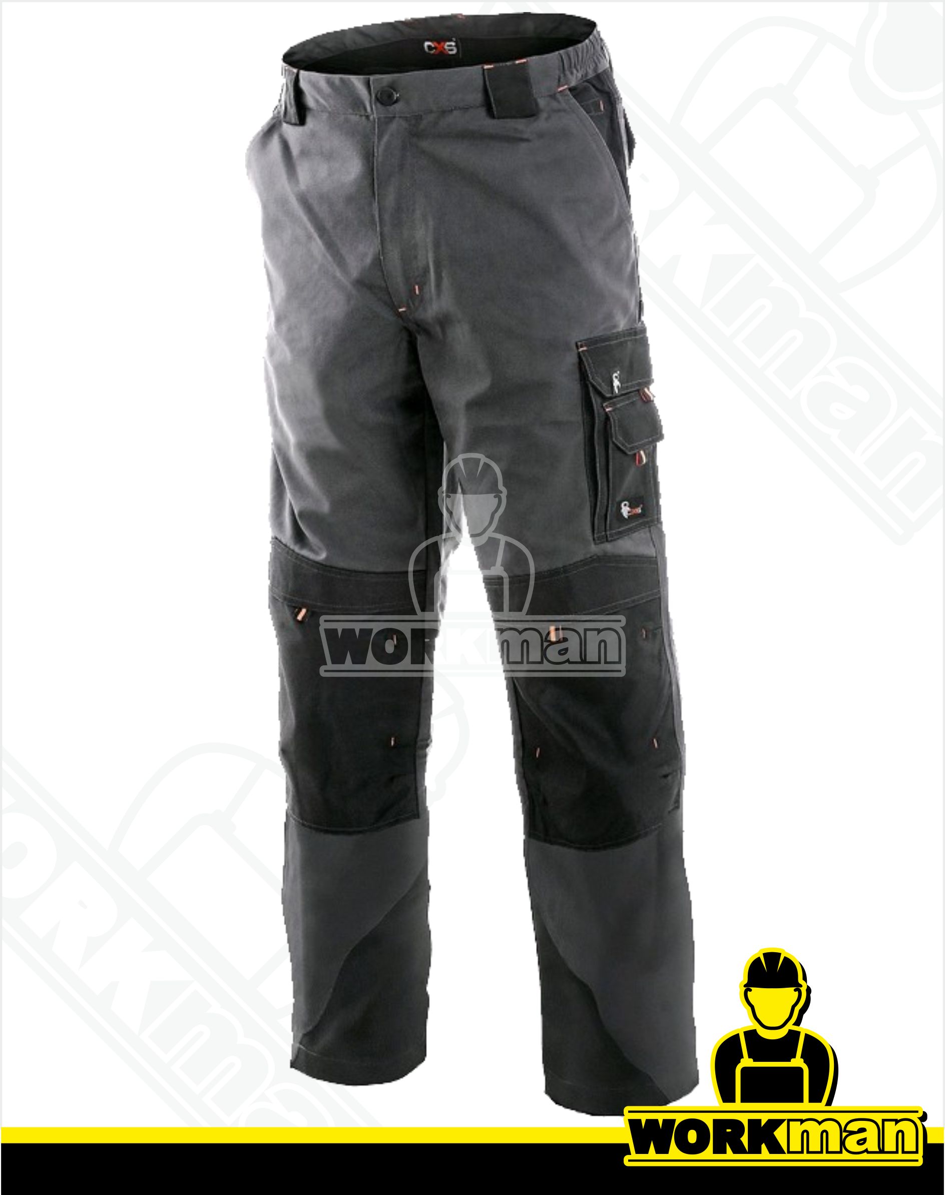 Montérkové nohavice SIRIUS NICOLAS do pásu Cxs