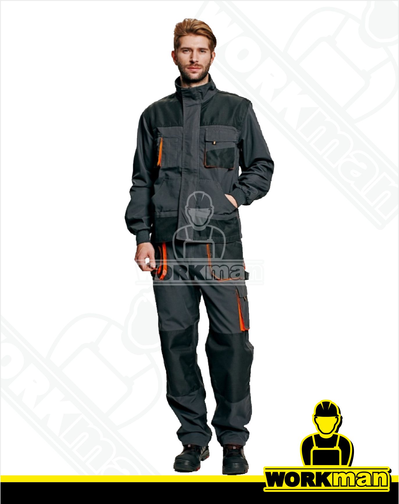 Montérkové nohavice EMERTON do pása Červa