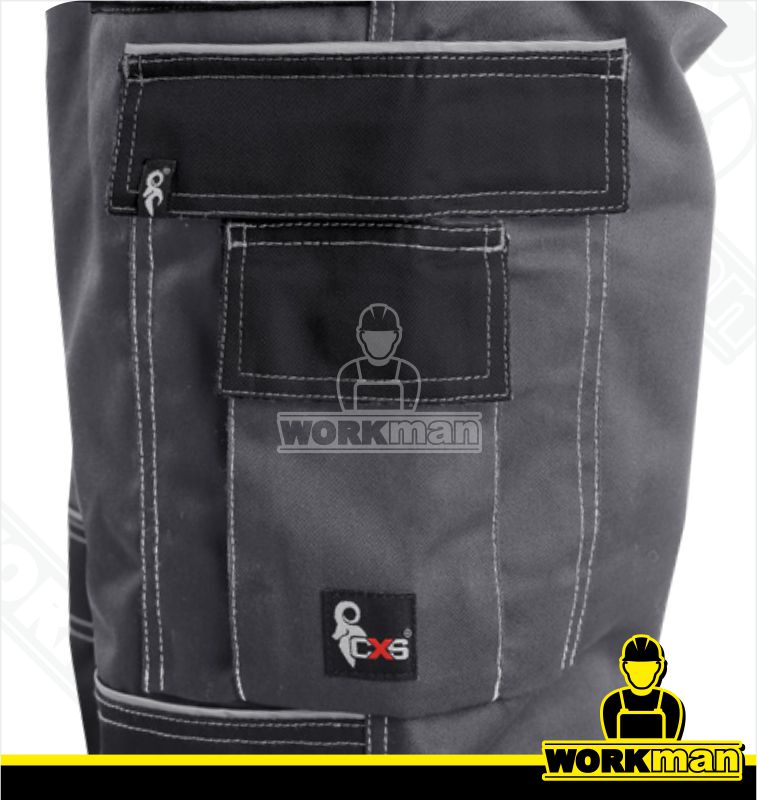 Zateplené montérkové nohavice ORION KRYŠTOF s náprsenkou Cxs -