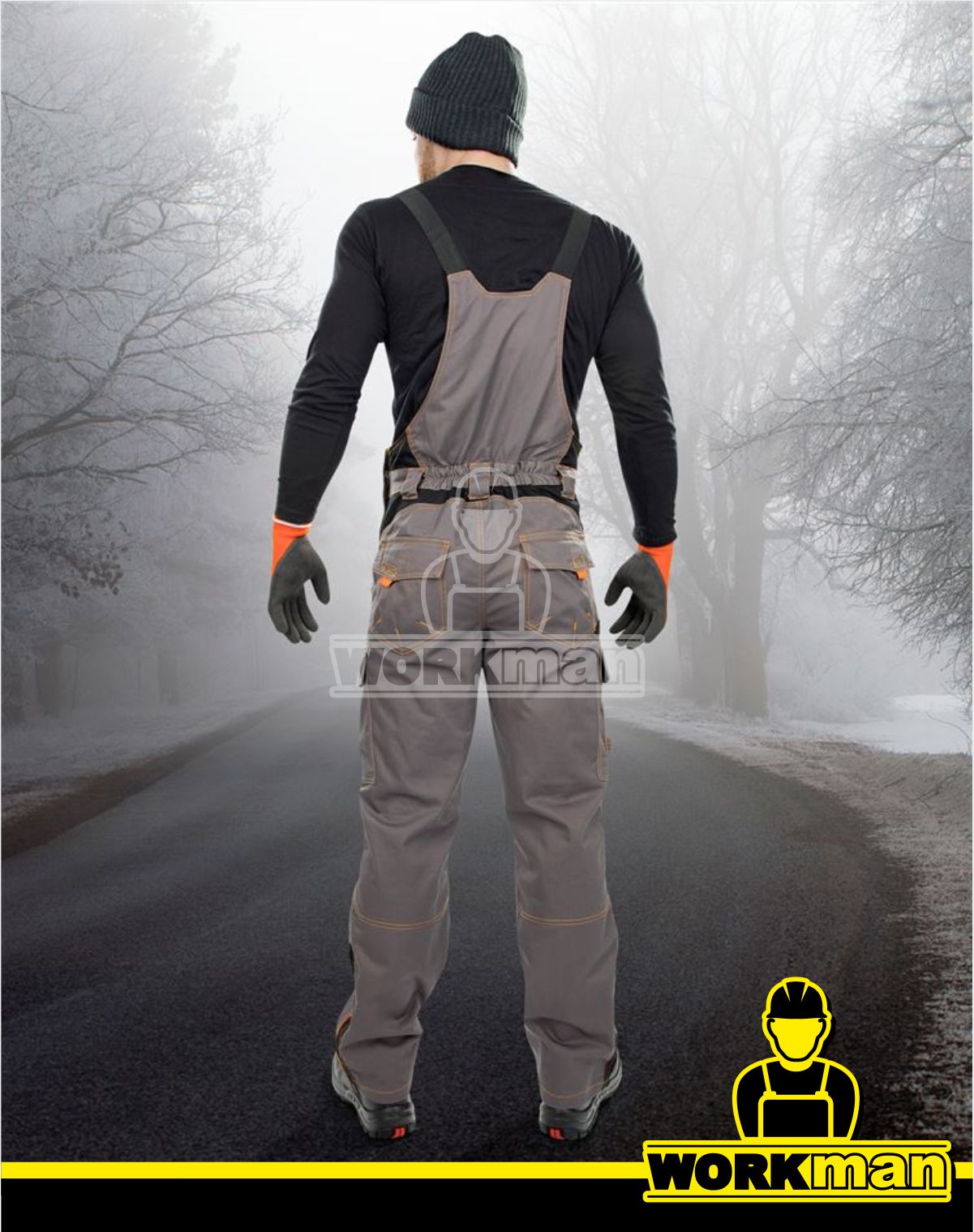 Zateplené montérkové nohavice VISION 09 s náprsenkou Ardon