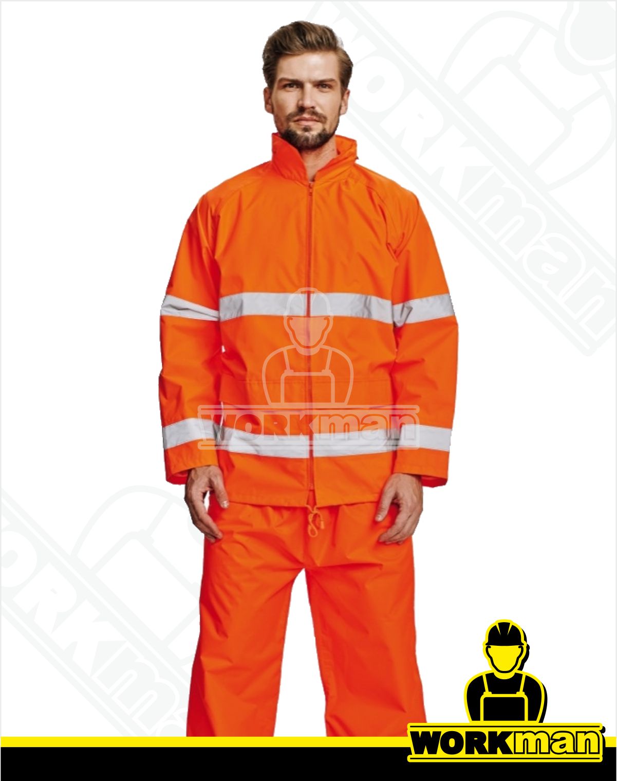 Nepremokavá reflexná bunda GORDON Červa