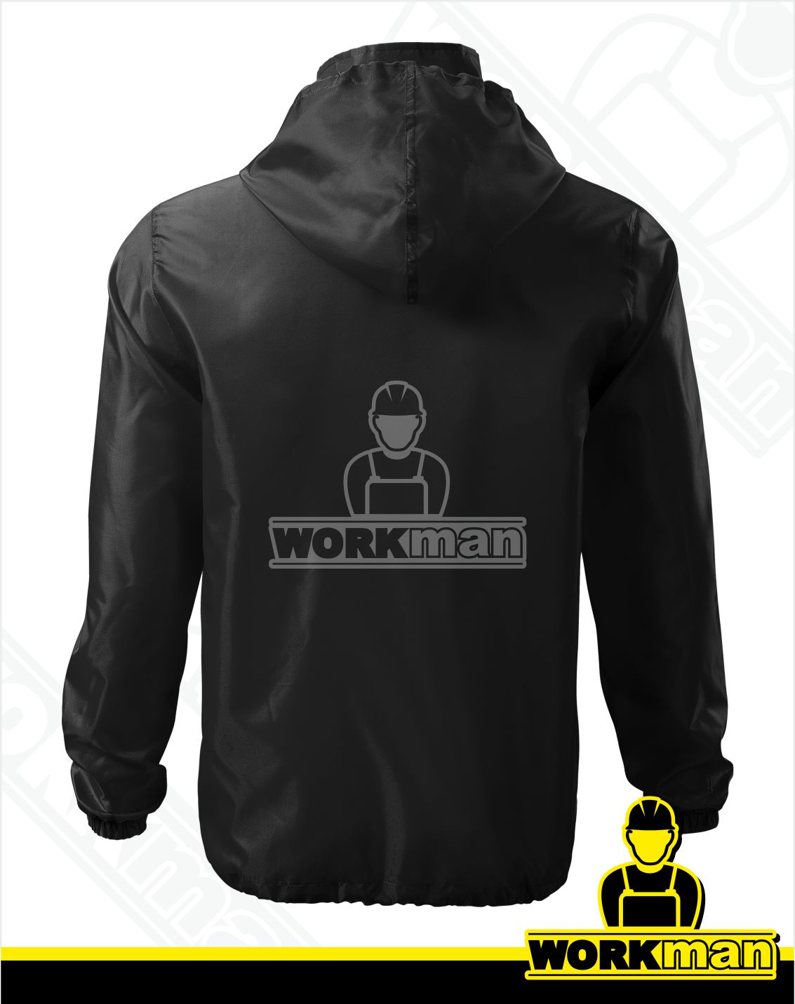 Unisex vetruodolná vetrovka WINDY Malfini čierna