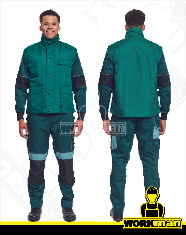 Zateplená pracovná vesta BEAVER Červa