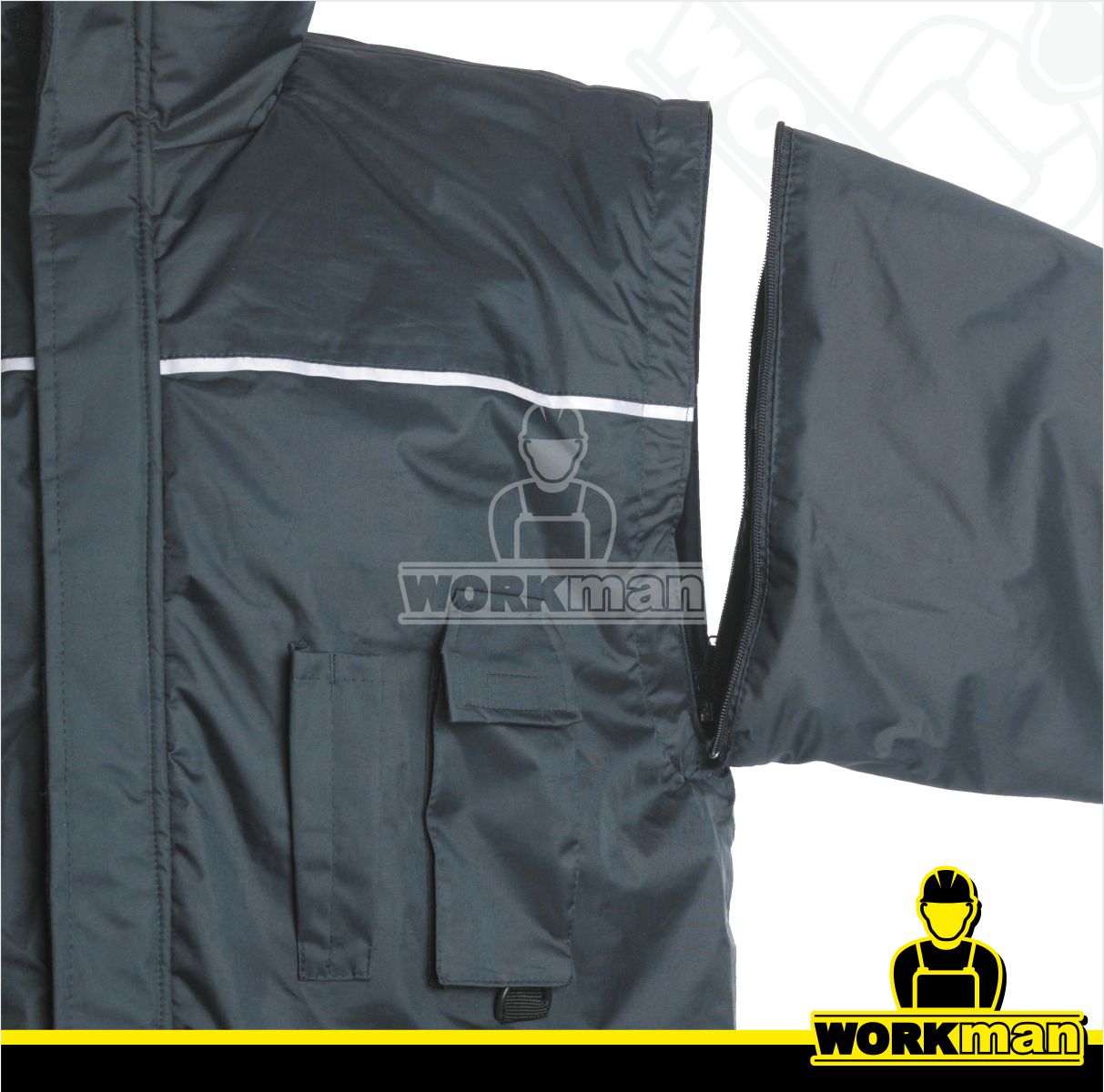 Zateplená pracovná bunda LIBRA 2v1 Červa