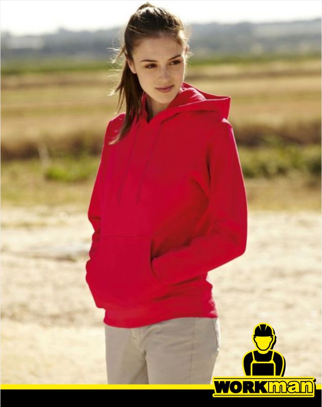 Dámská mikina s kapucňou CLASSIC LADY FIT Fruit of the Loom
