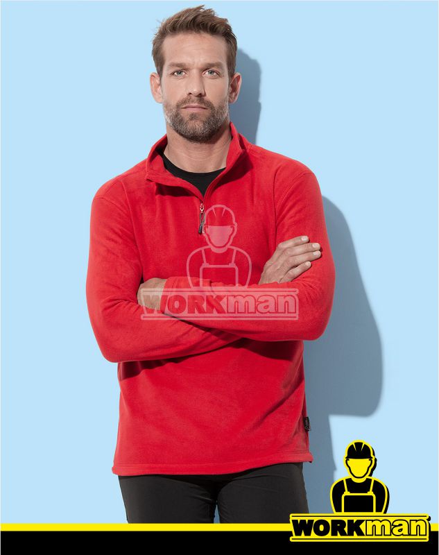 Pánská fleecová mikina ACTIVE 1/2 ZIP Stedman