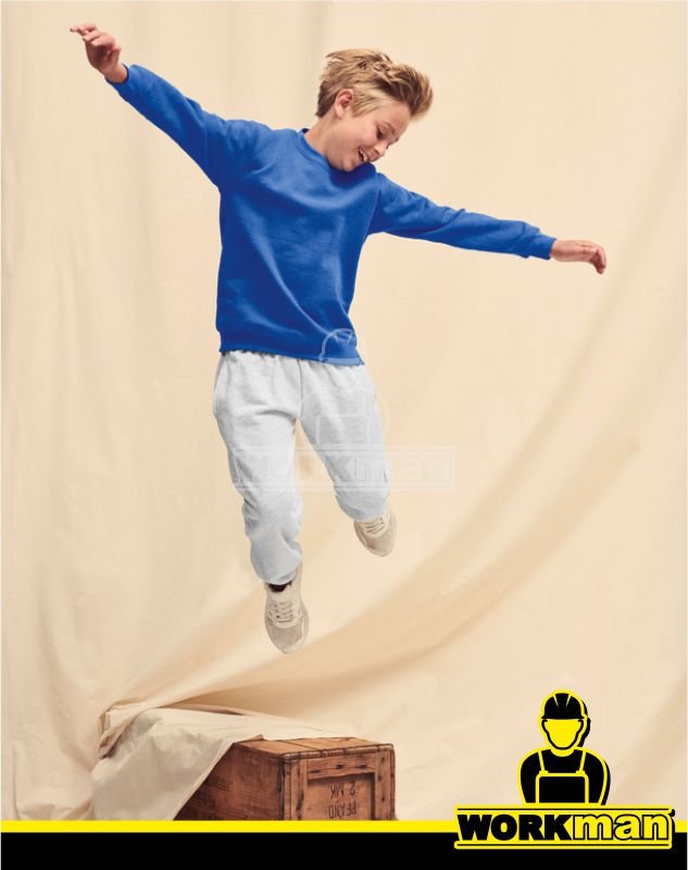 Detské tepláky KIDS CLASSIC ELASTICATED CUFF JOG PANTS Fruit of the Loom :