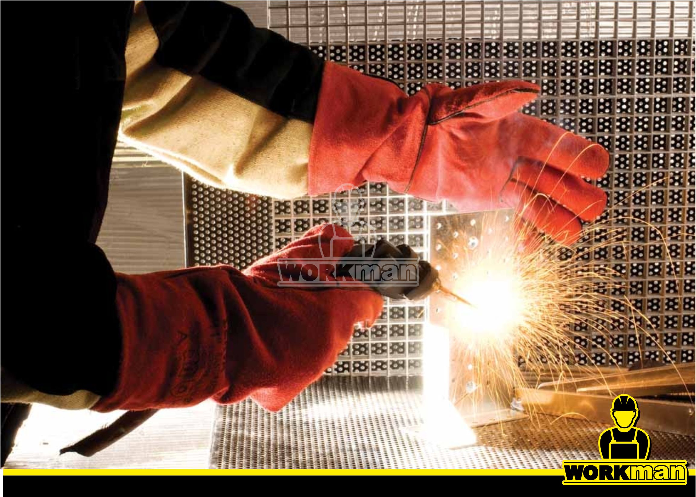 Zváračské pracovné rukavice SANDPIPER LIGHT HS-02-001 Fridrich&Fridrich -