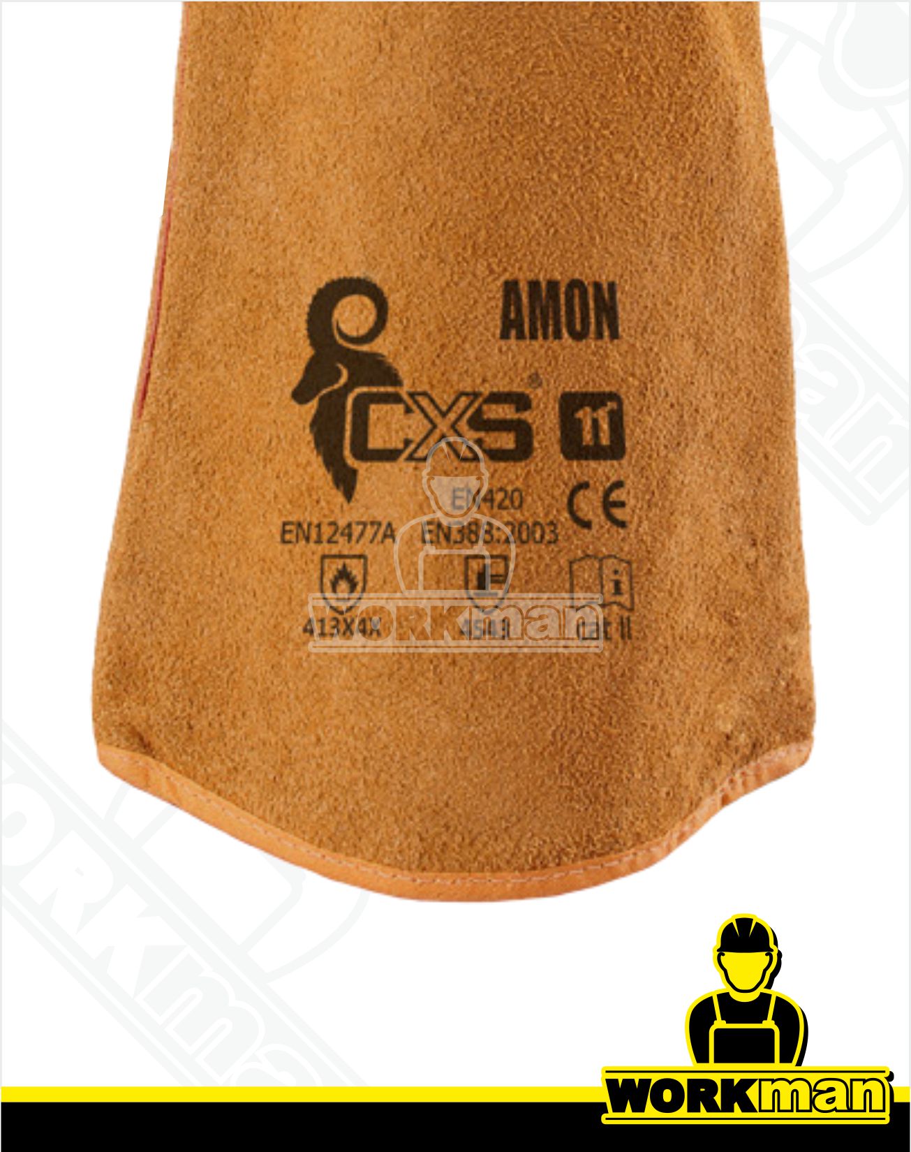 Zváračské pracovné rukavice AMON Cxs