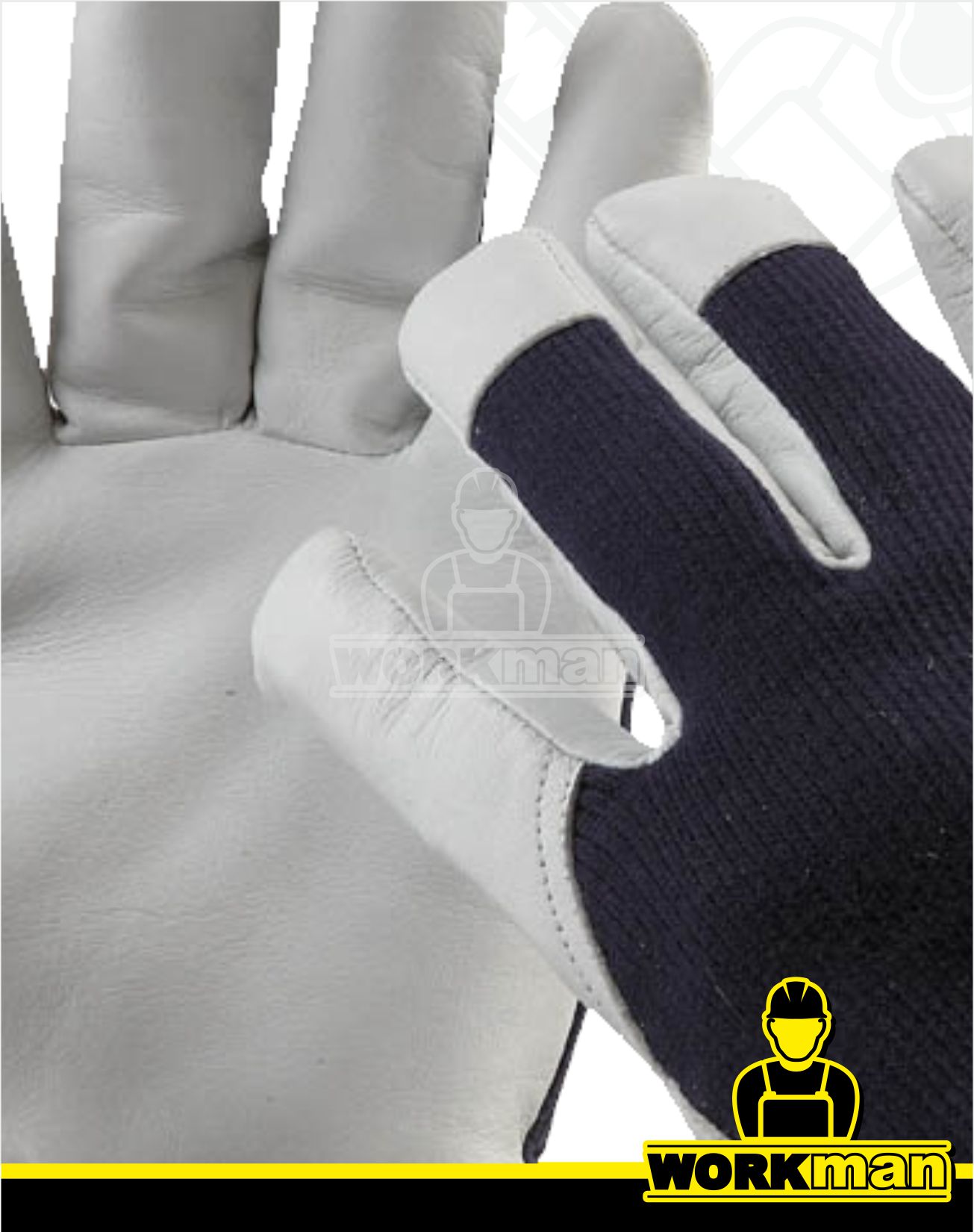 Zateplené kombinované rukavice PELICAN BLUE WINTER Červa