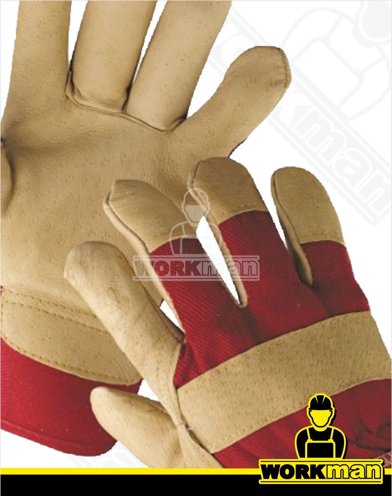 Zateplené kombinované rukavice ROSE FINCH Červa