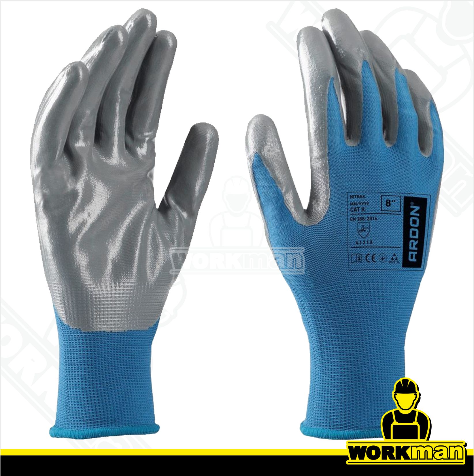 Povrstvené pracovné rukavice NITRAX Ardon