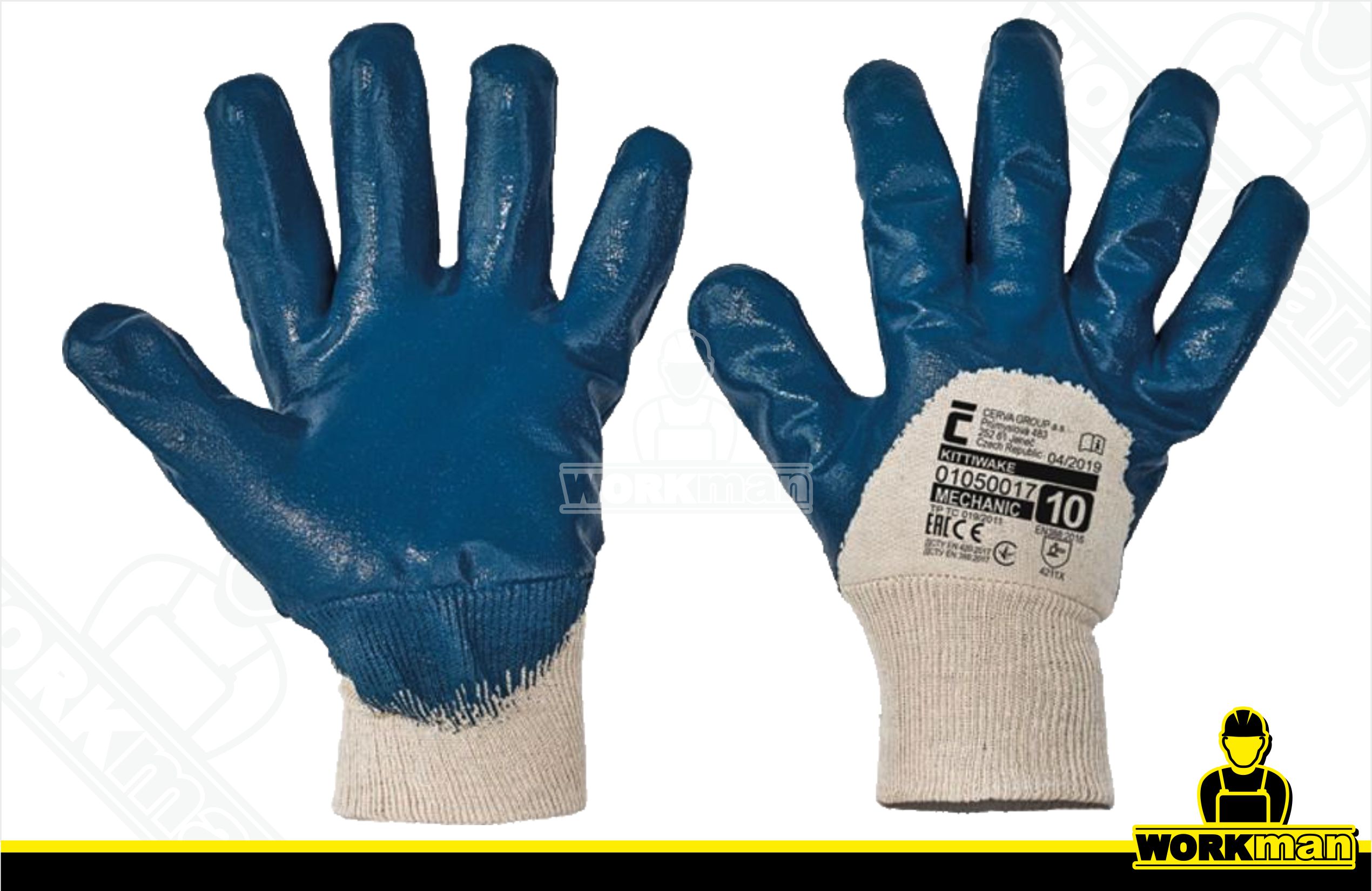 Povrstvené rukavice KITTIWAKE Červa