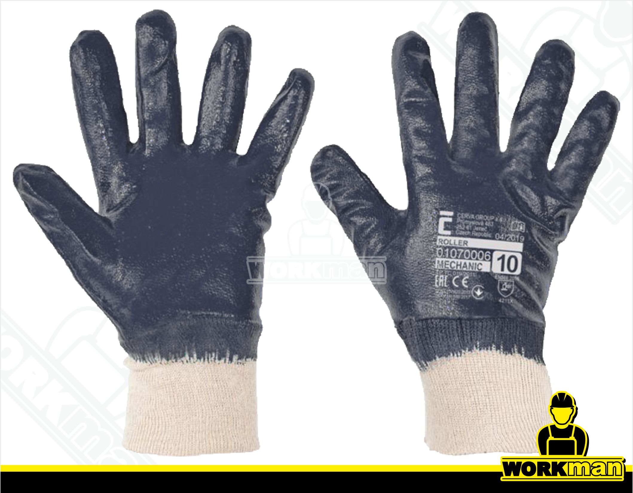 Povrstvené rukavice ROLLER Červa