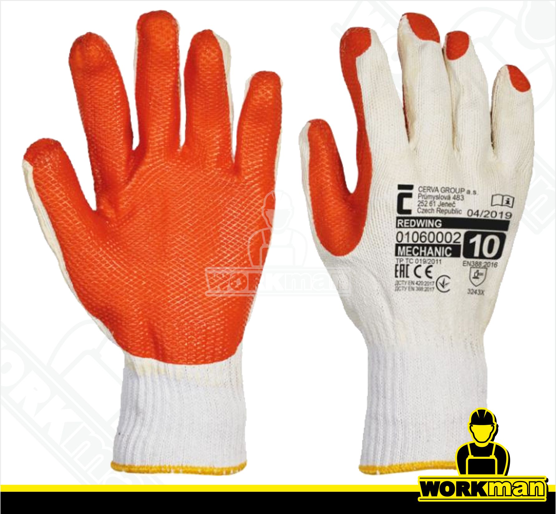 Povrstvené rukavice REDWING Červa